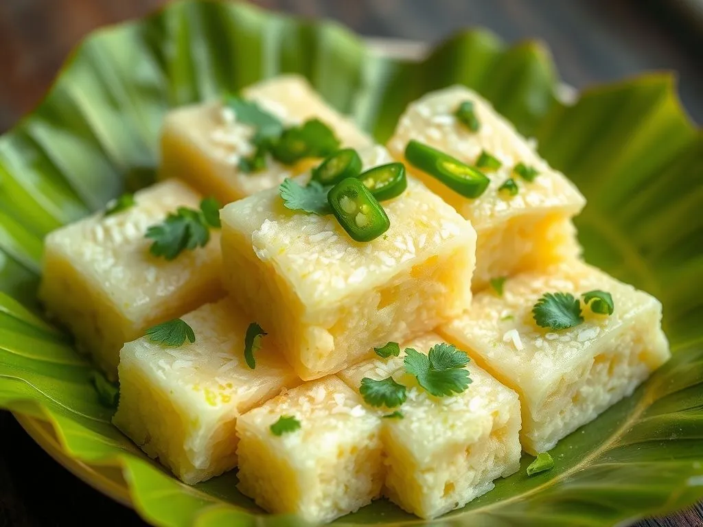 vegetarian breakfast - Farali Dhokla