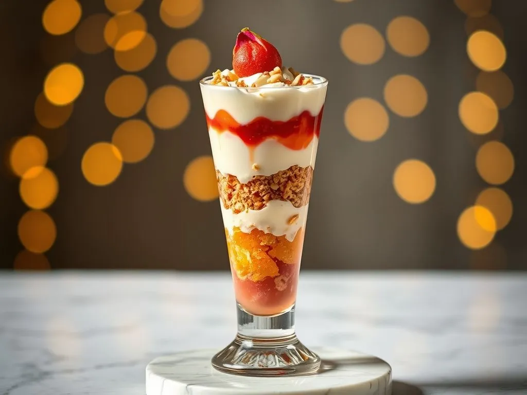 Vegetarian Desserts Gulab Jamun Trifle