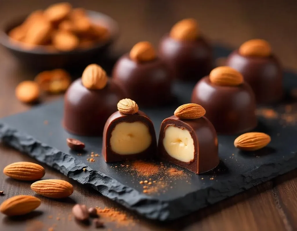 Raksha Bandhan Desserts - Almond Walnut Chocolates