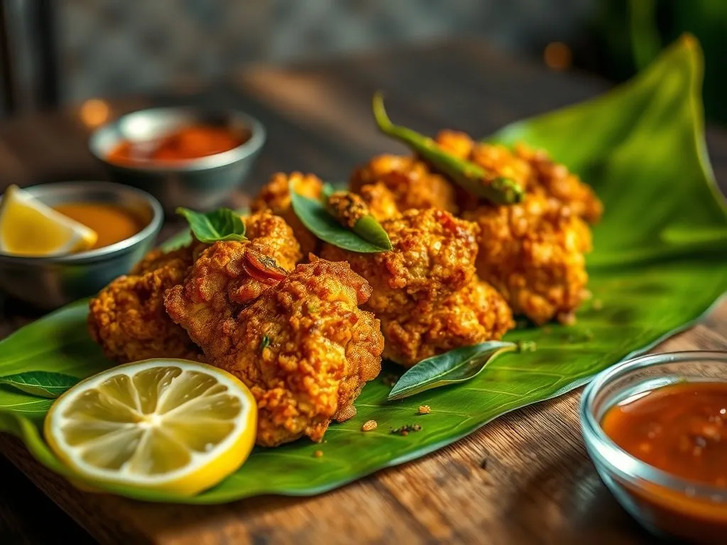 Nonveg Street Food Snack - chicken fry