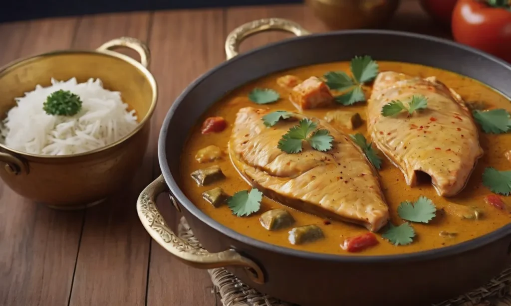 Nonveg Lunch Healthy Recipe = Fish Curry