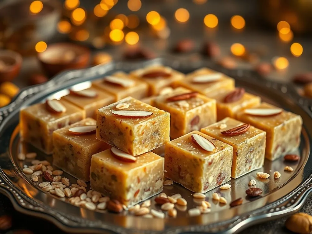 Independence Day Desserts - Rajgira barfi