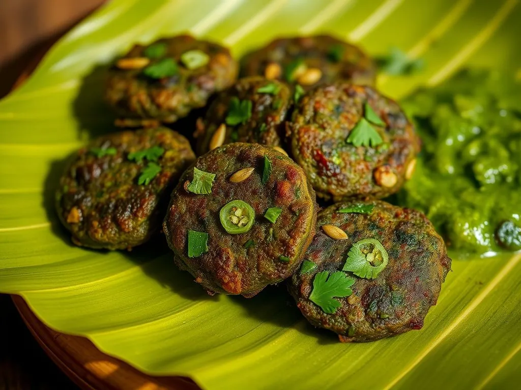 Maharashtra Snacks - Kothimbir Vadi