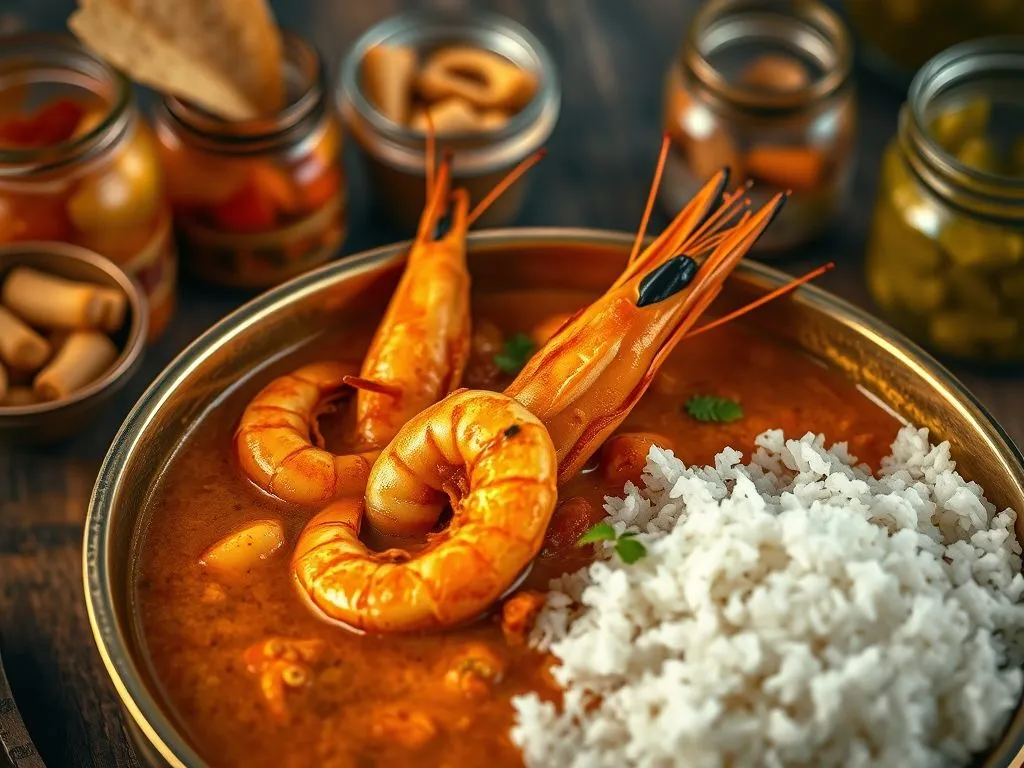 Nonveg Lunch Healthy Recipe - Prawn Curry