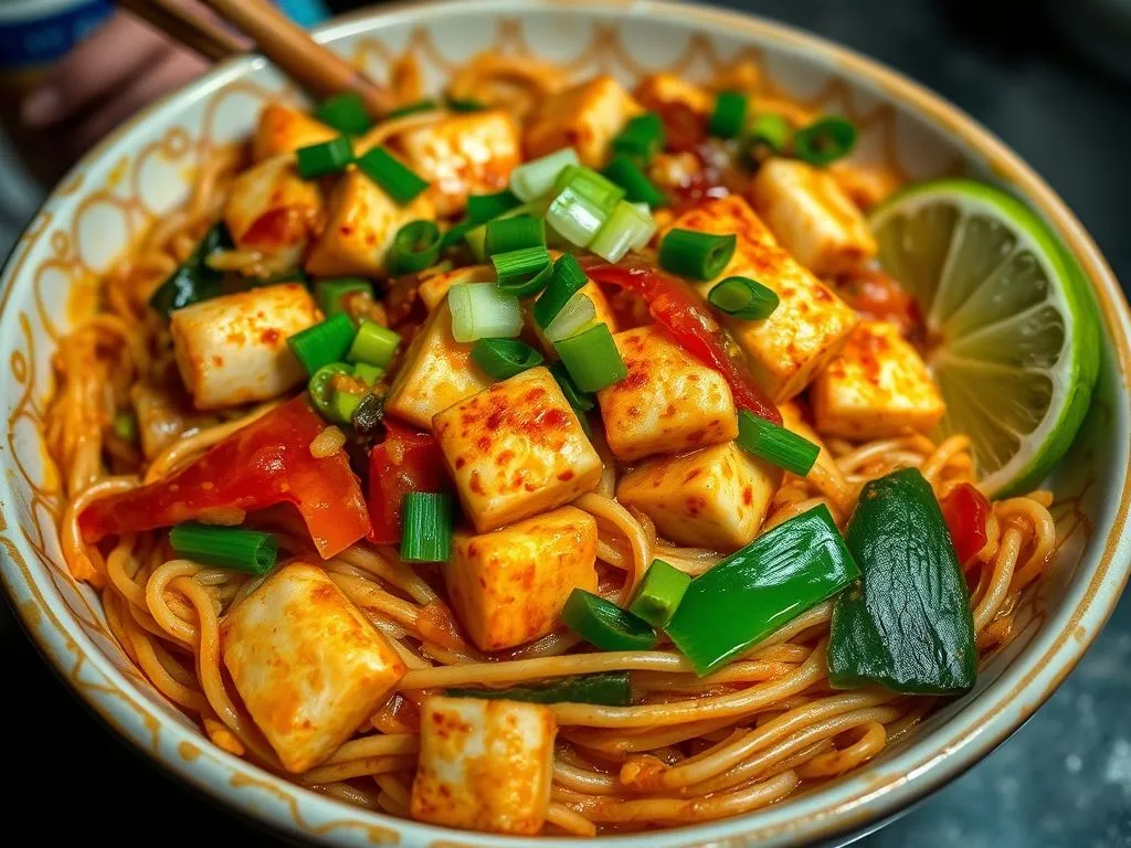 Noodle Recipes - Sambal Spiced Veggie Mee Goreng